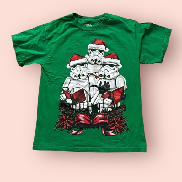 Youth Star Wars Christmas Tee - Picture 1 of 5